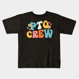 Crew Groovy Teacher Student Parent Kids T-Shirt